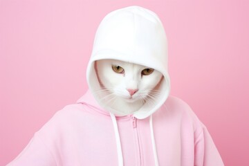 Canvas Print - Hood pet sweatshirt portrait.