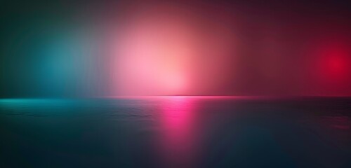 Abstract Gradient Background with Pink and Blue Glow