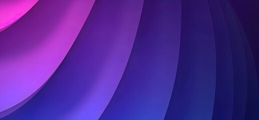 Wall Mural - abstract purple blue gradient background with curved lines