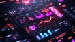 © Yana - Vibrant digital dashboard displaying dynamic analytics and data visualizations in a tech-focused environment