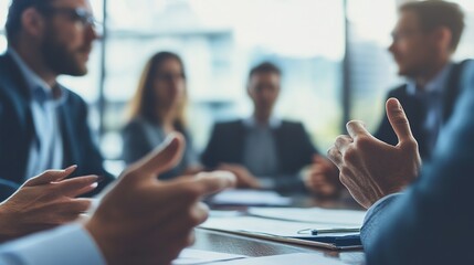 Poster - Business Meeting with Focused Discussions