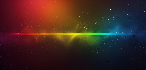 Wall Mural - Minimalist Rainbow Gradient Background with Glow