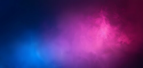 Wall Mural - abstract blurred gradient background with neon pink and purple