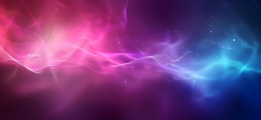 Canvas Print - Abstract Dreamy Purple, Blue & Pink Gradient Background