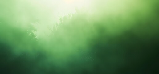 Wall Mural - Abstract Green Gradient Background With Soft Shadows