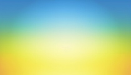 Sticker - Abstract Minimal Gradient Background Blue Yellow Green Orange