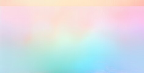 Sticker - Pastel Rainbow Gradient Background - Minimalist White Photography