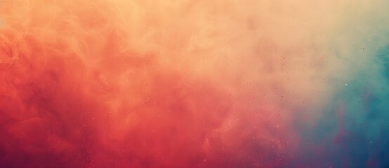 Sticker - Hazy Red Gradient Background with Noise