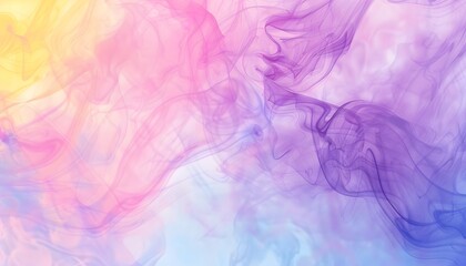 Wall Mural - abstract pastel gradient background with soft pink, purple and yellow
