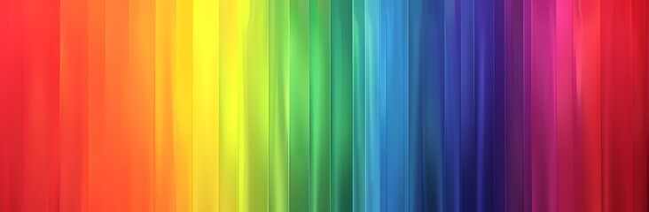 Sticker - Abstract Rainbow Gradient Stripes Background