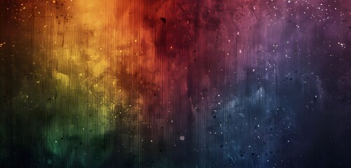 Poster - Grainy Rainbow Gradient Background Texture