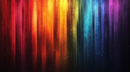 Wall Mural - 4K resolution graphic. Vivid and vibrant rainbow color abstract visual graphic pattern.