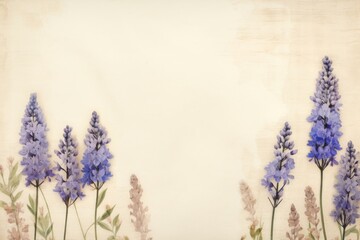 Wall Mural - Real pressed hyacinth flowers backgrounds lavender blossom.