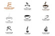© Febrian - Set of coffee logo icon. Vector illustration coffee on white background