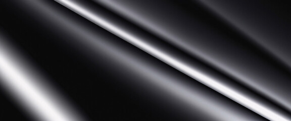 Canvas Print - abstract silver black gradient background texture minimalist design modern presentation