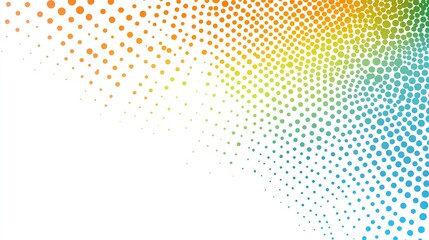 Poster - Colorful Gradient Dots Background Design