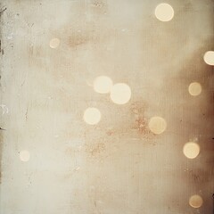 Wall Mural - Soft muted beige background with delicate light bokeh for elegant design.