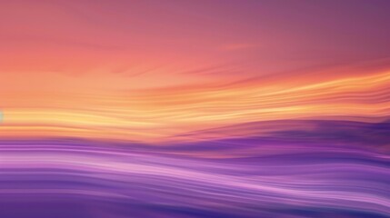 Leinwandbilder - A beautiful sunset with a purple and orange sky