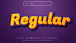 © fr_119 - Regular editable text effect. Headline, Typography.