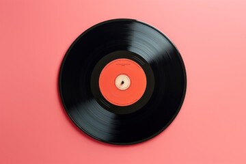 Canvas Print - Vinyl record electronics technology gramophone.