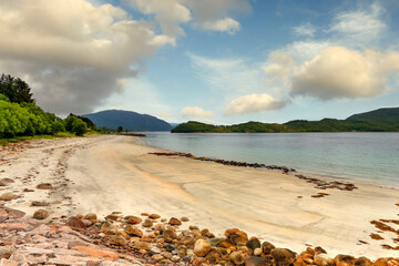 The beach at Rasteplass Reipå, Norway