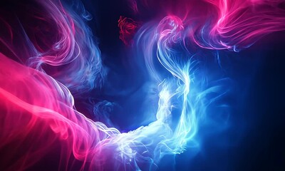 Wall Mural - Abstract Swirling Light