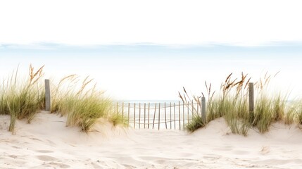 Poster - Beach landscape outdoors nature.