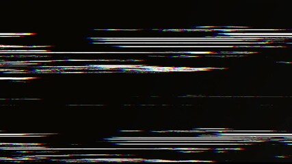 Wall Mural - vhs damage with tv screen error, distortion, glitch, and noise effect overlay for editing video and 