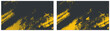 © sutexture - Vector orange color sport brush stroke texture background with halftone dot effect