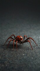 Wall Mural - Minimalist 3D two-tailed spider model