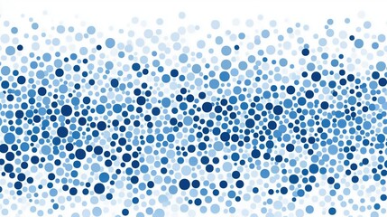 Wall Mural - a blue background with many small blue circles
