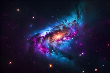 Wall Mural - space galaxy background