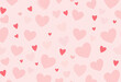 © Alevtina - Pink and red hearts pattern on light pink background for Valentine's Day