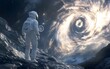 © Riya - Astronaut exploring an alien world