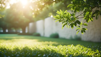 Poster - Sunlight Casting Warm Shadows on Walls, Transforming Interiors with Soft Light and Inviting Atmosphere