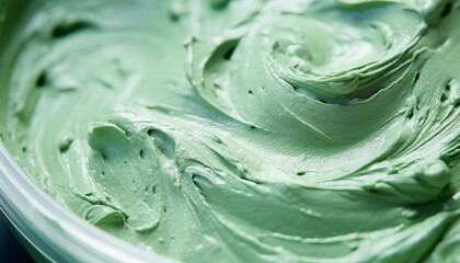 green mud liquid texture