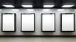 © Maksym - Empty advertising boards in a modern subway station waiting for new advertisements in the city