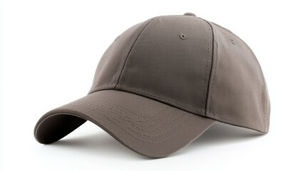 Poster - A grey baseball cap with a black band