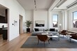 © Michael - Contemporary Urban Loft with Spacious White Walls and Minimalistic Decor