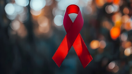 red aids awareness ribbon