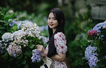 portrait of an asia girl