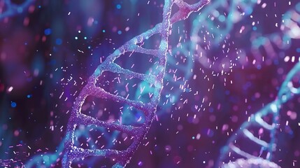 Poster - Schematic_DNA_rendering_of_molecular_structure