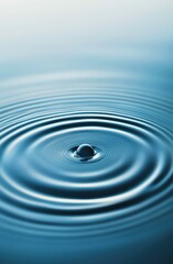 Canvas Print - Water drop ripples