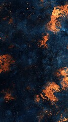 Wall Mural - Abstract blue & orange texture