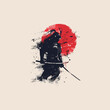 © abedehkim _ - samurai warrior vector illustration