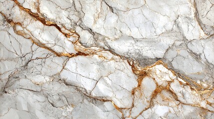 A soft white marble surface with intricate golden veins, offering a sense of tranquility and sophistication