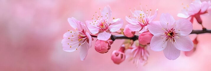 Wall Mural - Delicate Pink Blossoms