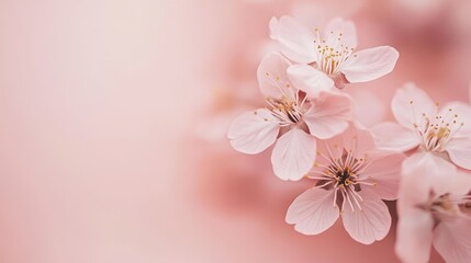 Poster - Delicate Pink Blossoms