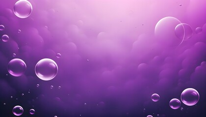 Wall Mural - Vibrant Minimalist Design Featuring Silhouetted Bubbles Against a Striking Violet Background in Cinematic Style