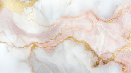 A premium abstract image featuring soft marble textures in pastel pinks and whites